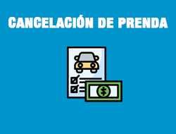 cancelacion de prenda por articulo 25